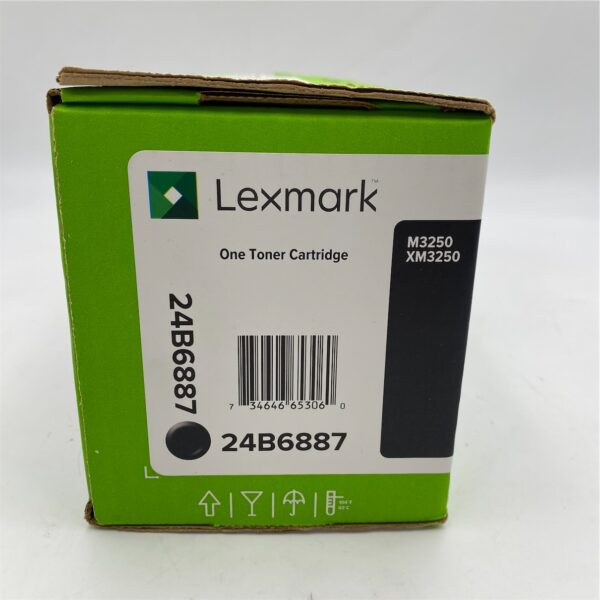 Lexmark 24B6887 Black Toner Cartridge 24B6887 - Imagen 2