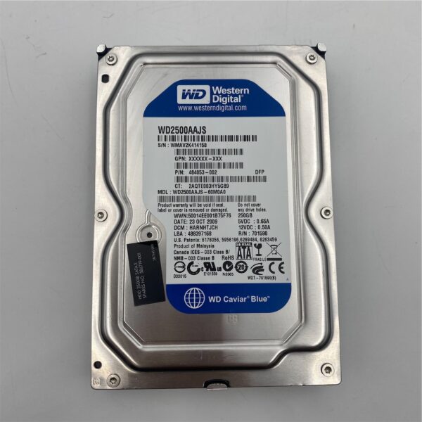 HP SPS-HDD 250GB SATA3 SEC NCQ SM-IV 586719-001