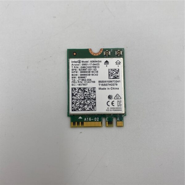 Lenovo Wireless, CMB, IN, 9260 NV M2 00JT493 00JT494 01AX705 01AX769 - Image 3