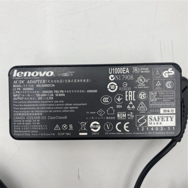 Lenovo Power Supply 45W Ac Adapter 45N0289 - Imagen 2