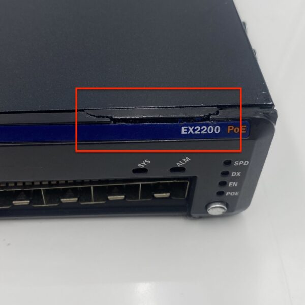 JUNIPER 48-PORT 10/100/1000 POE SWITCH *broken front plastic* EX2200-48P-4G - Image 5