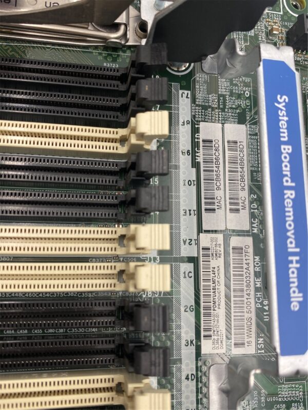 HP DL380P G8 V2 SYSTEM BOARD 801939-001 732143-001 622217-002 "bent com port" - Imagen 6