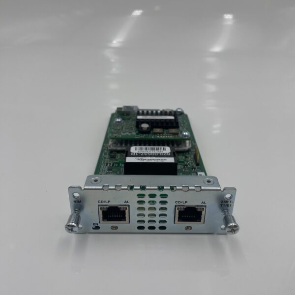 CISCO 2 PORT MULTIFLEX TRUNK VOICE/CLEARE 73-14505-09 NIM-2MFT-T1/E1 - Image 2