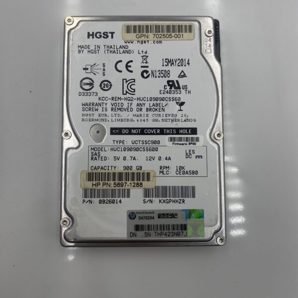 HP 3PAR 900GB SAS-600 10K 2.5 520FMT 742209-001 - Image 2