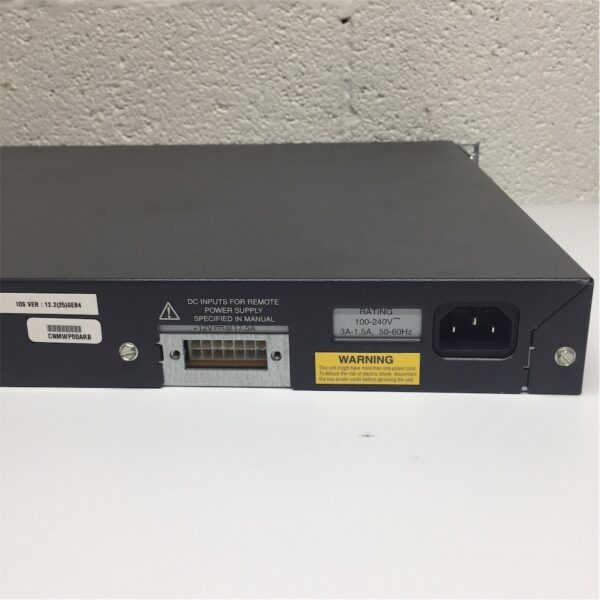 Cisco 3750G Series 48-Port Gigabit Switch w/ Rack Ears WS-C3750G-48TS-E - Image 4