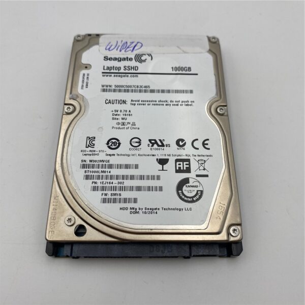 SEAGATE Seagate SSHD 1TB 64MB Cache 2.5" SATA 6.0Gb 1EJ164-302 - Image 2