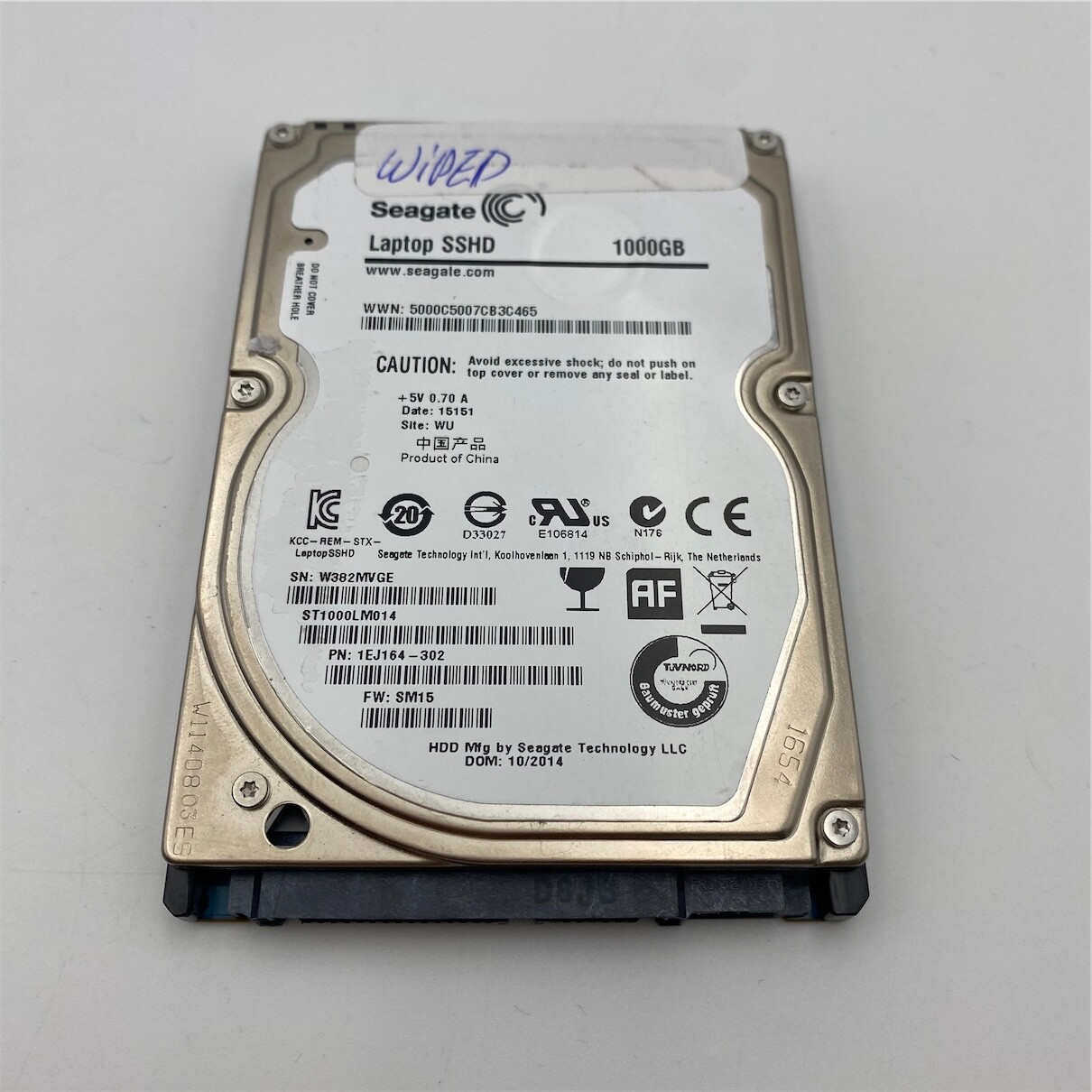 SEAGATE Seagate SSHD 1TB 64MB Cache 2.5" SATA 6.0Gb 1EJ164-302 - Image 2