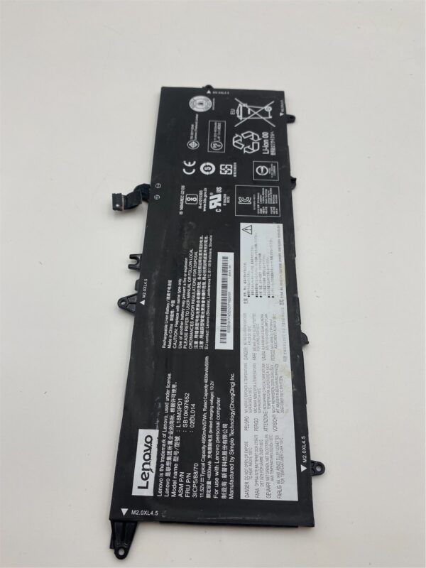 Lenovo Internal,3c,57Wh,LiIon,SMP Date Code: 2019.08 02DL015 02DL016 02DL014