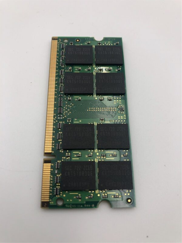 Samsung 1GB PC2-5300 667MHZ DDR2 SODIM Memory M470T2953EZ3-CE6 - Image 3