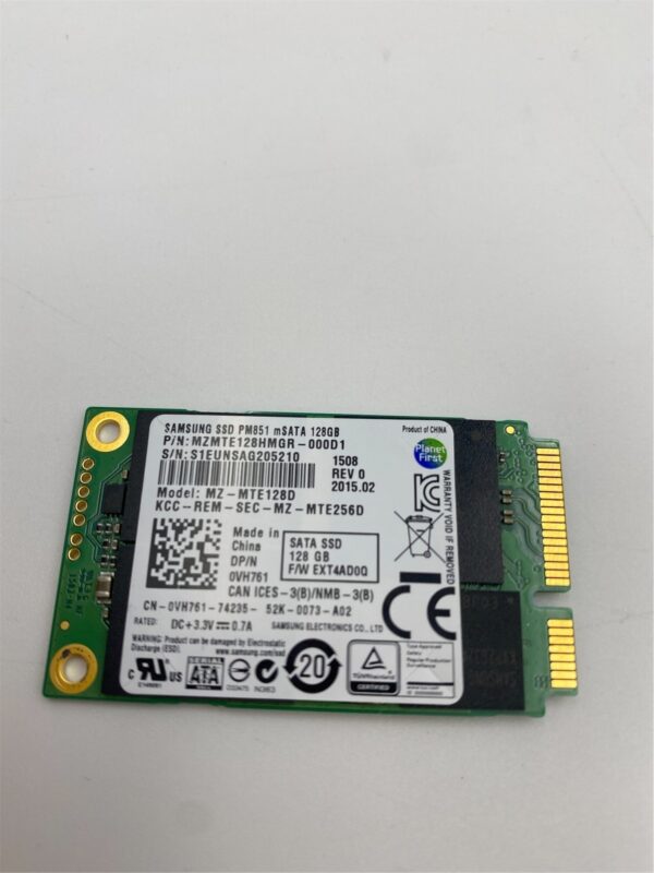 DELL 128GB MSATA 6GBPS SSD 0VH761 MZMTE128HMGR VH761