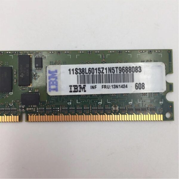 IBM 512MB 1X512MB PC2-3200 ECC DIMM 38L5092 73P3522 13N1424 - Image 3