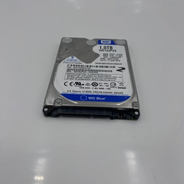 WESTERN DIGITAL 1TB 5.4K RPM 2.5 SATA HARD DRIVE WD10JPVX-22JC3T0 - Image 3