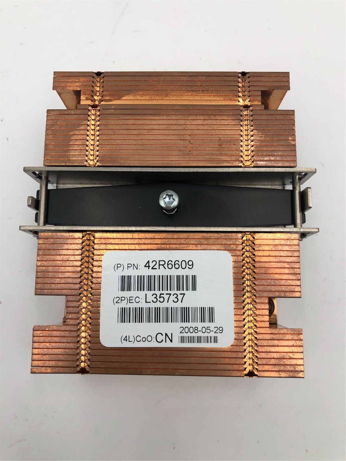 IBM Power7 L35737 4-Core Copper Heatsink Only 42R6609 - Image 6