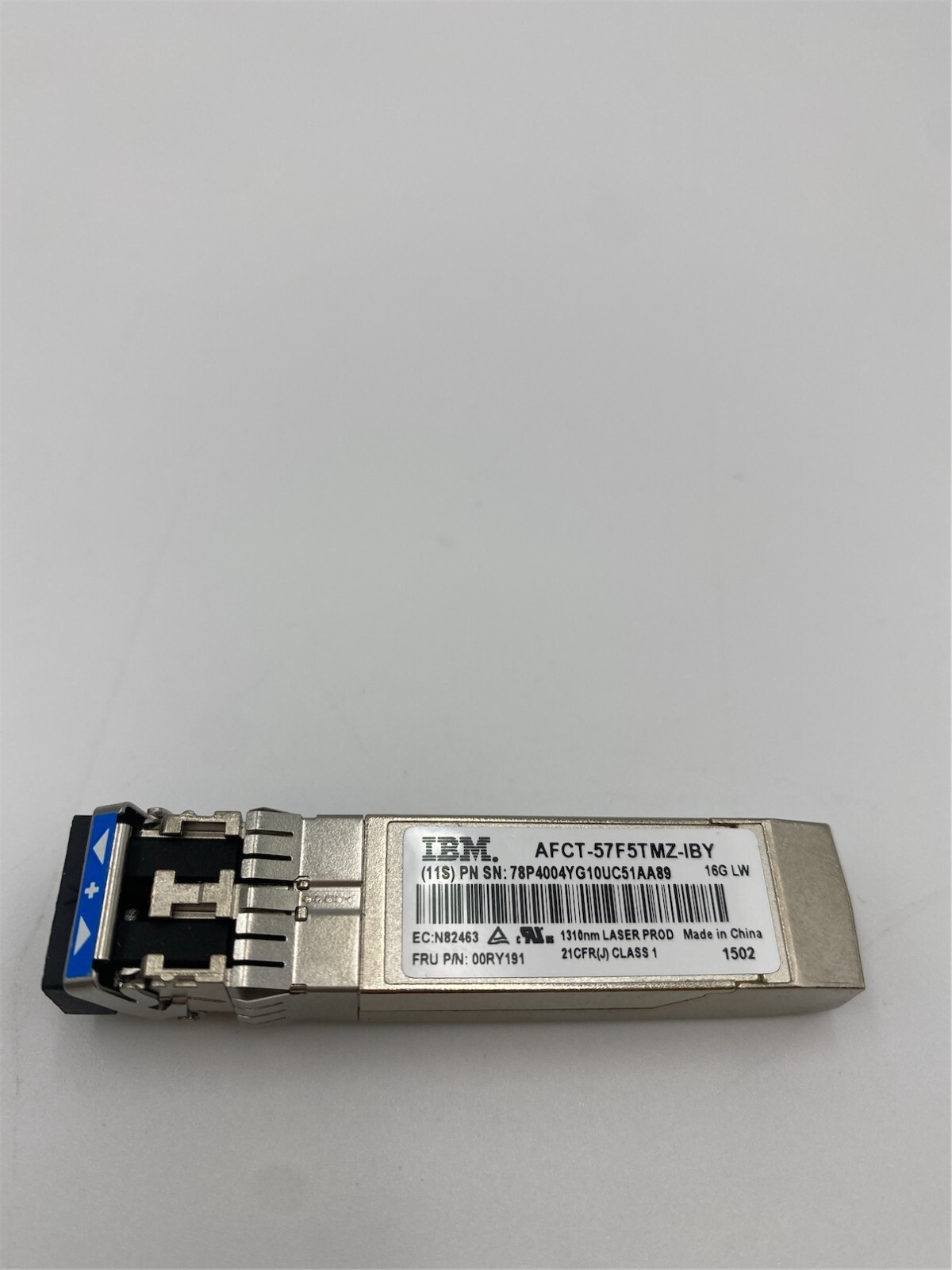 IBM 16 Gbps LW SFP 78P4004 AFCT-57F5TMZ-IBY 00RY191