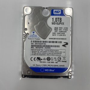 WESTERN DIGITAL 1TB 5.4K RPM 2.5 SATA HARD DRIVE WD10JPVX-22JC3T0