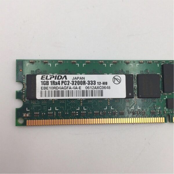 IBM 1Gb PC2-3200R 400Mhz ECC REG SR x4 CL3 240-Pin 73P2870 38L5093 39M5808 - Image 2