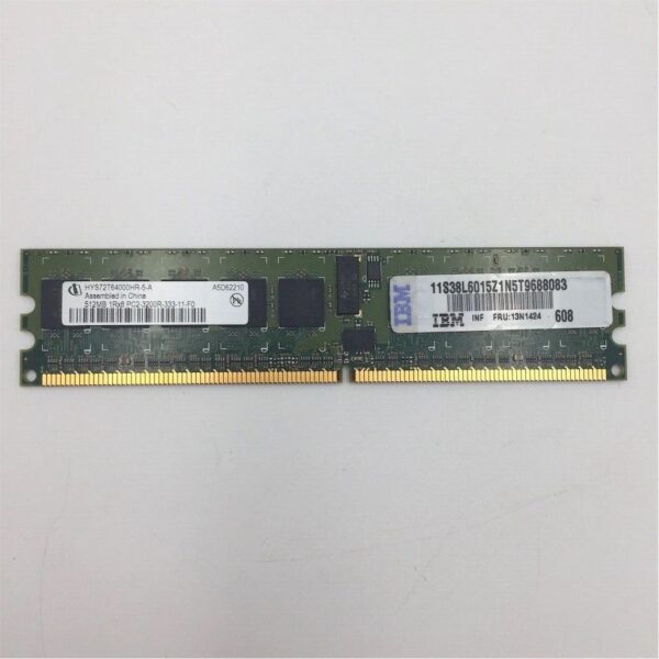 IBM 512MB 1X512MB PC2-3200 ECC DIMM 38L5092 73P3522 13N1424