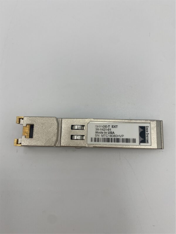 Cisco 1000BASE-T NEBS 3 ESD 30-1421-01 SFP-GE-T