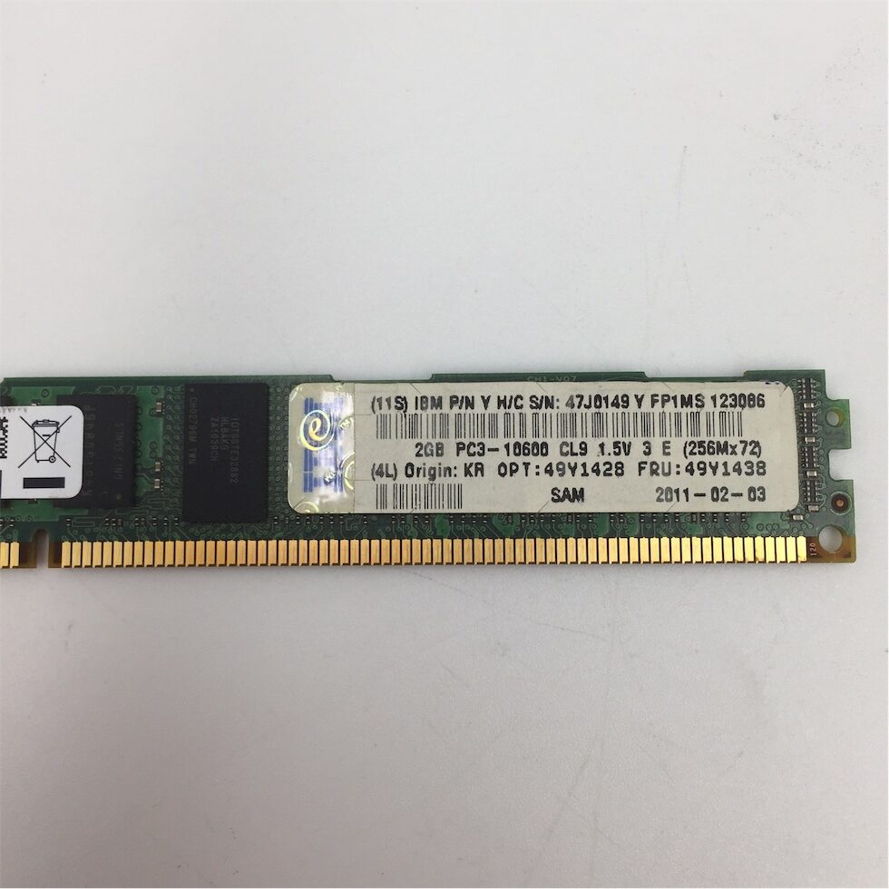 IBM 2GB (1x2GB) PC3-10600 DDR3 VLP RDIMM - Image 5