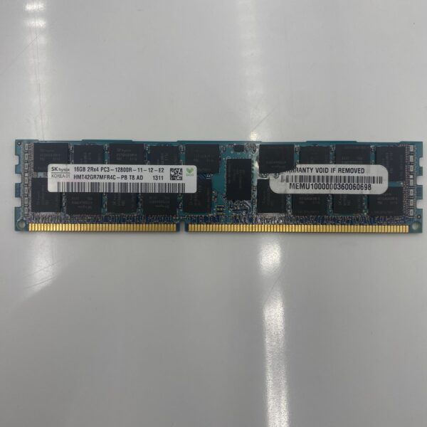 HYNIX 16GB (1x16GB) 2RX4 PC3-12800R DDR3-1600MHZ 1.5V ECC HMT42GR7MFR4C-PB