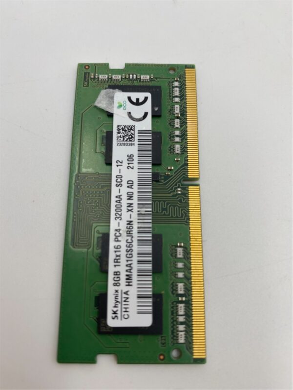 Hynix 8GB 1Rx16 PC4-3200AA DDR4 (260 Pin) SODIMM HMAA1GS6CJR6N-XN - Image 2