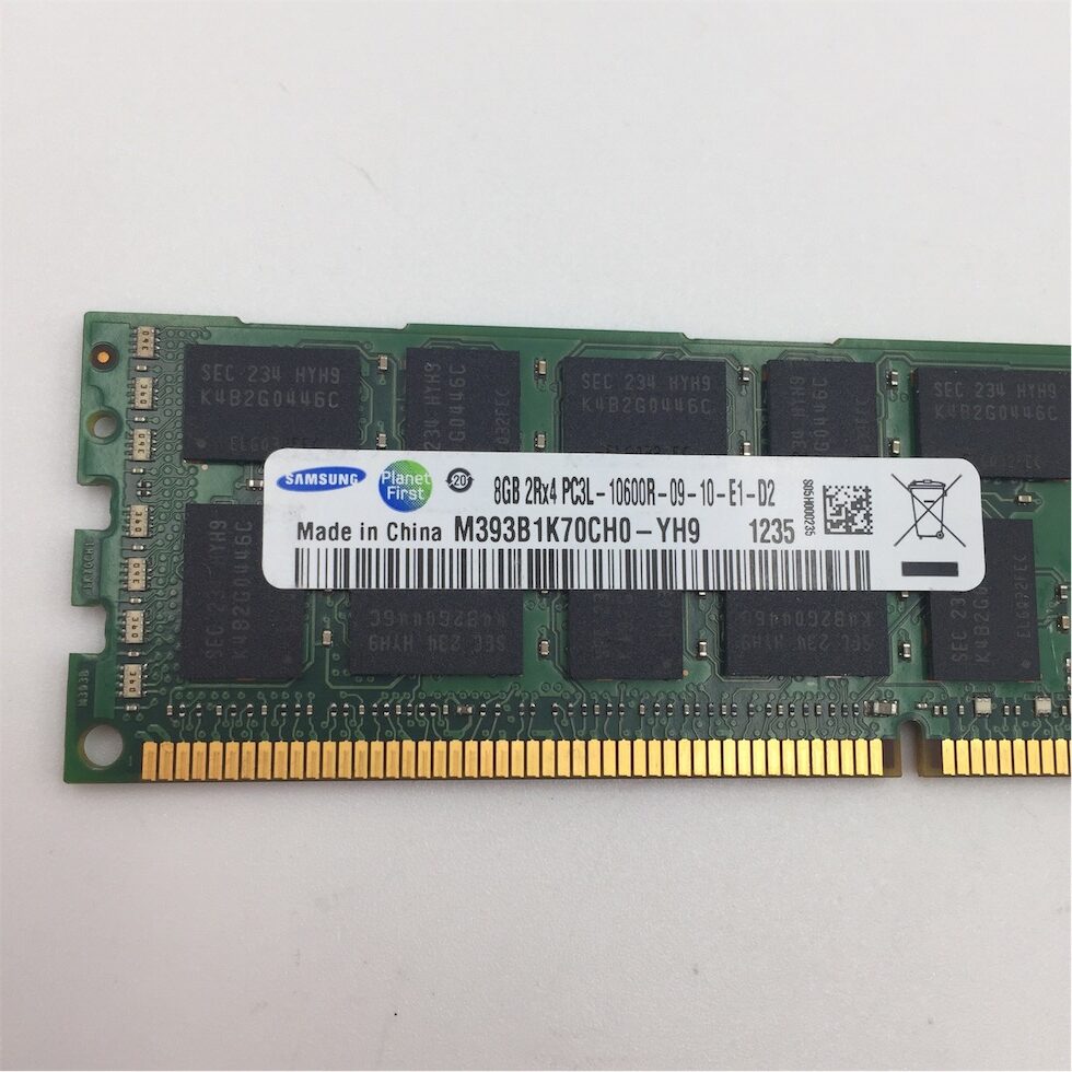 IBM 8GB 1X8GB PC3L-10600R 2RX4 DIMM 49Y1415 47J0136 - Image 2