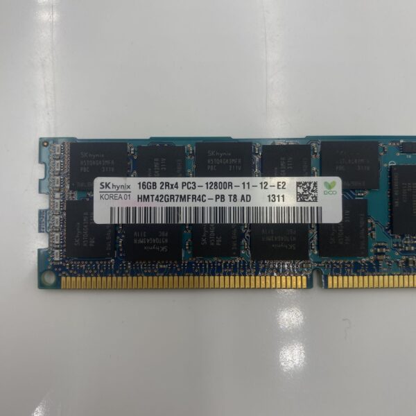 HYNIX 16GB (1x16GB) 2RX4 PC3-12800R DDR3-1600MHZ 1.5V ECC HMT42GR7MFR4C-PB - Image 3