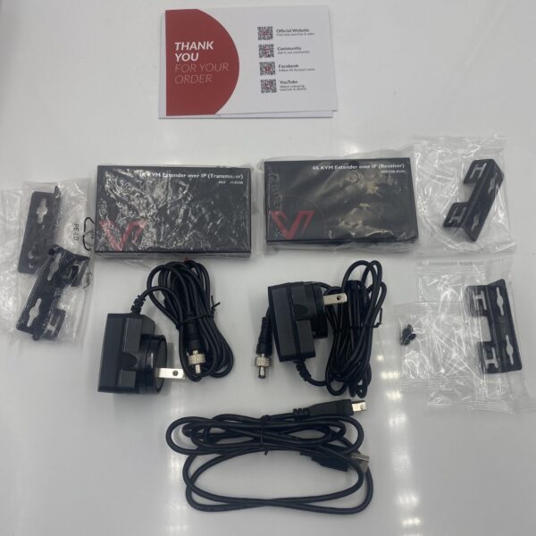 AV Access 4K HDMI USB KVM Extender 4KIP100-KVM - Image 2