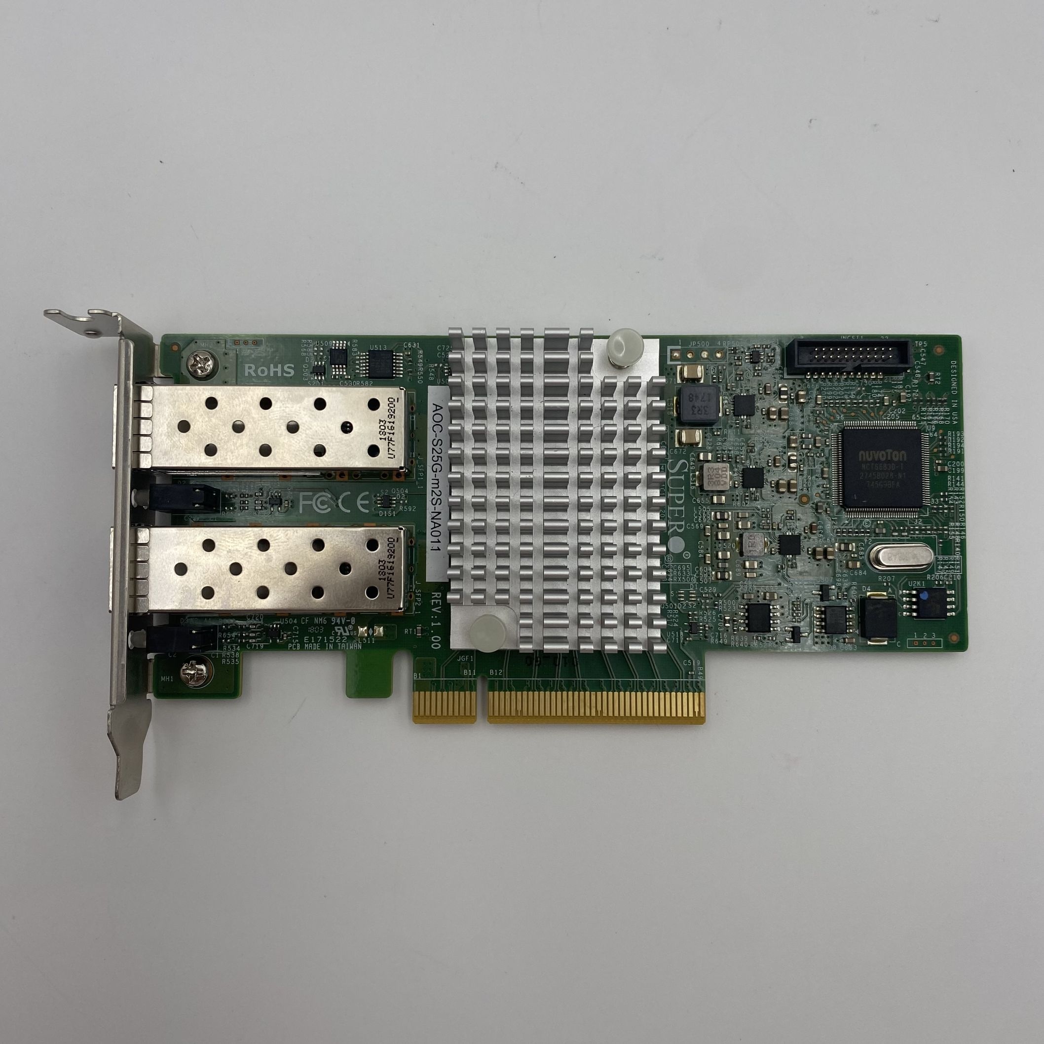 SuperMicro 25GBe SFP28 Dual Port Server Adapter ConnectX-4 AOC-S25G-M2S-NA011 - Image 3