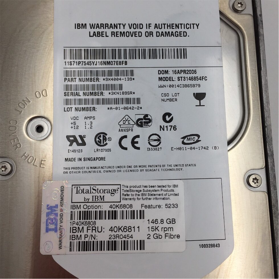 IBM 146Gb FC 2Gb 15K LFF HDD for DS4700/EXP810 40K6845 40K6808 23R0454 40K6811 - Image 7