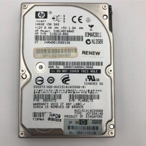 HP 146GB 6G 15K DP 2.5 H/S SAS HDD 512744-001 512547-B21 507129-009