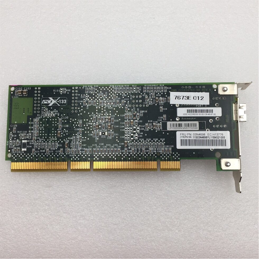 IBM FC 2Gb 1-Port LC PCI-X 133Mhz Emulex LP10000 Controller 03N6439 03N4698 - Image 6