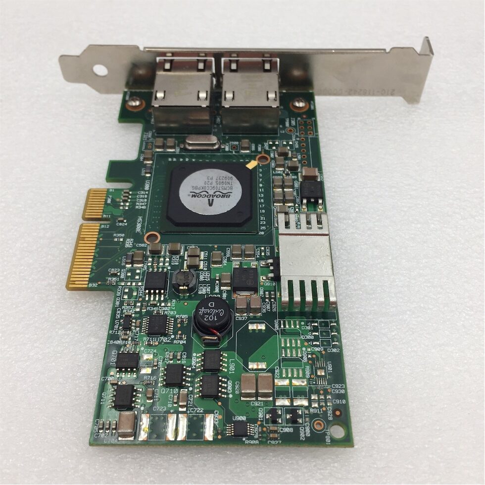 IBM NIC 1GbE RJ-45 2-P PCI-E-2.0x4 NetXtreme II 1000 CNTLR 42C1780 42C1782 - Image 3
