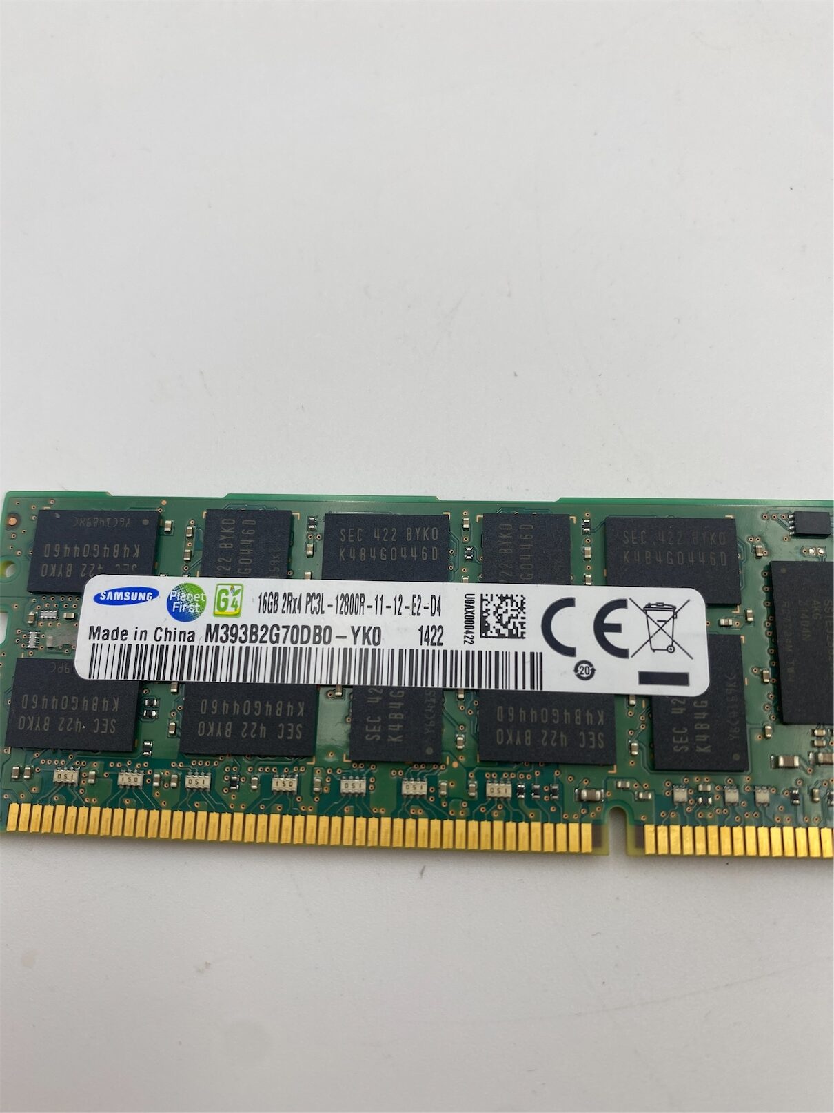 SAMSUNG 16GB PC3L-12800R DDR3-1600 2RX4 ECC 15-13615-02 M393B2G70DB0-YK0 - Image 4
