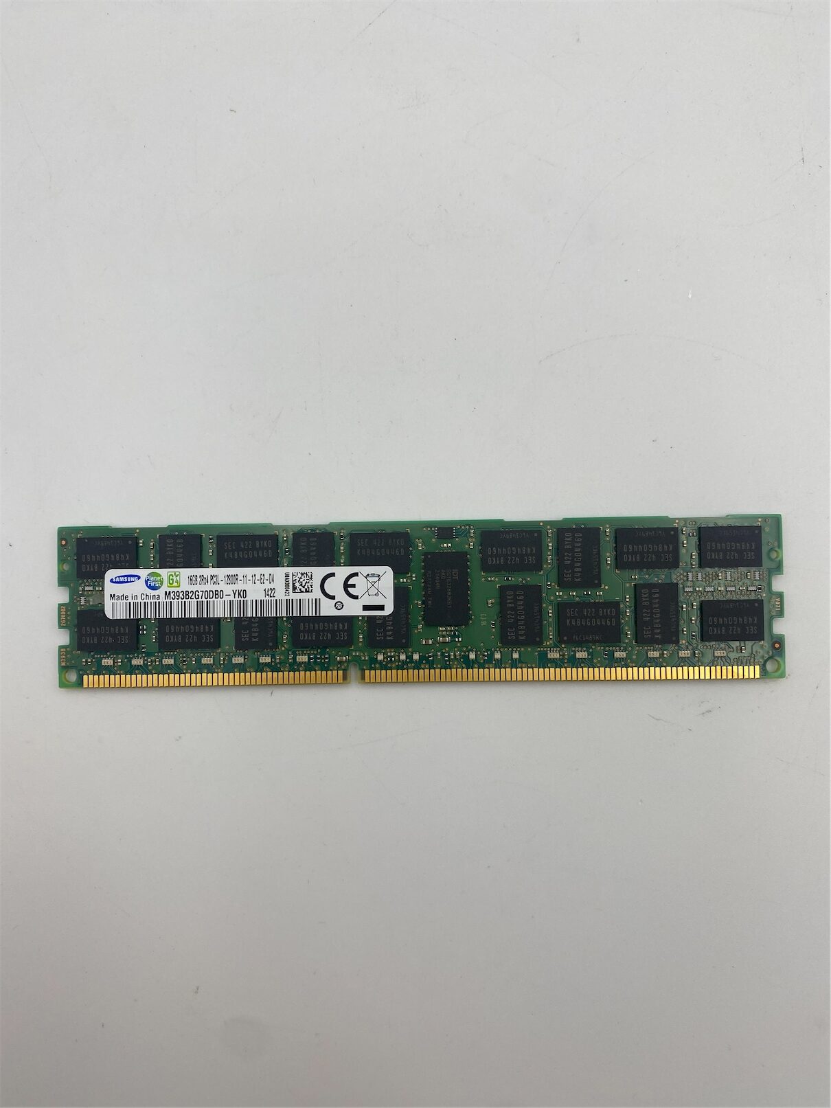 SAMSUNG 16GB PC3L-12800R DDR3-1600 2RX4 ECC 15-13615-02 M393B2G70DB0-YK0