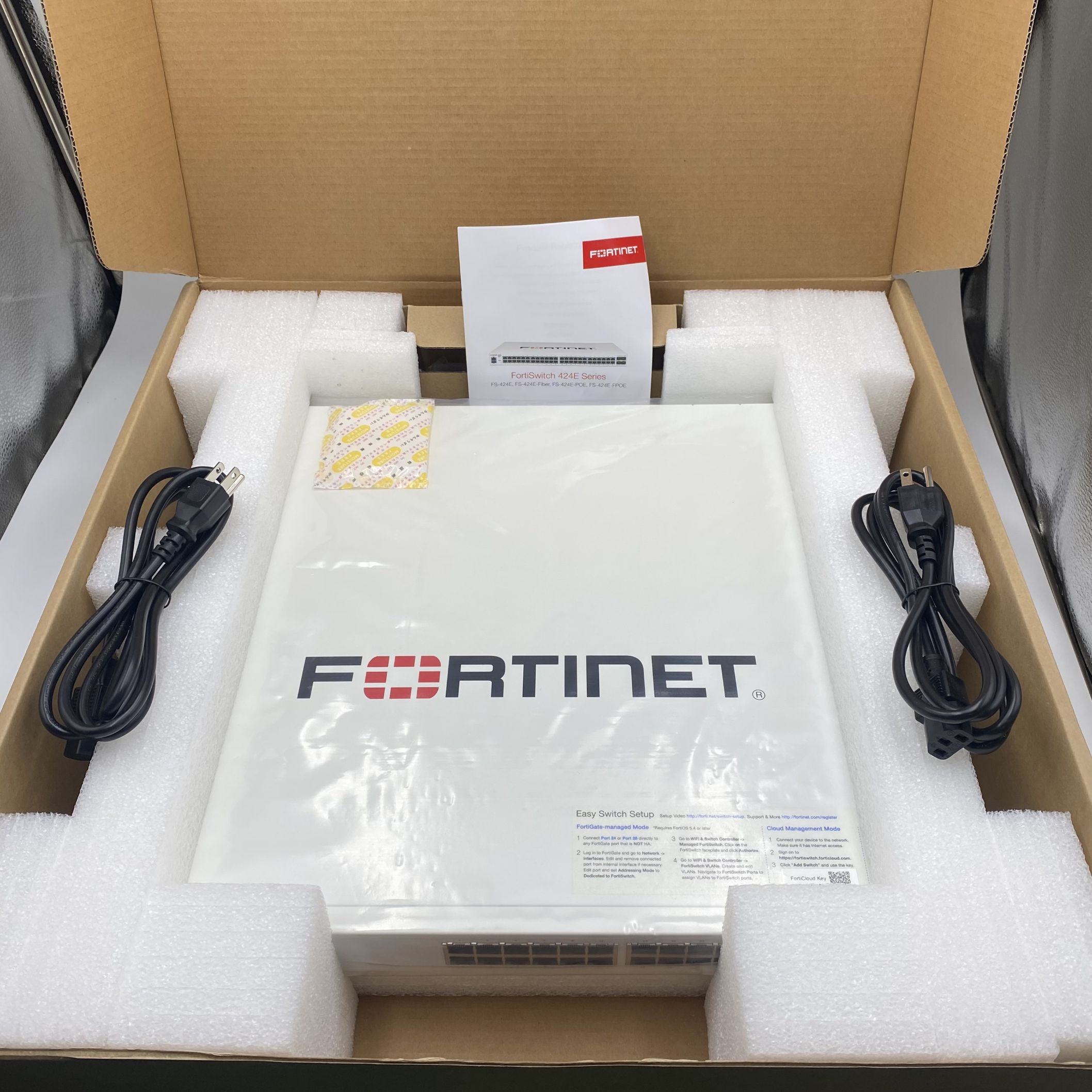 Fortinet FortiSwitch Ethernet Layer 2/3 PoE+ Network Switch FS-424E-FPOE - Image 2