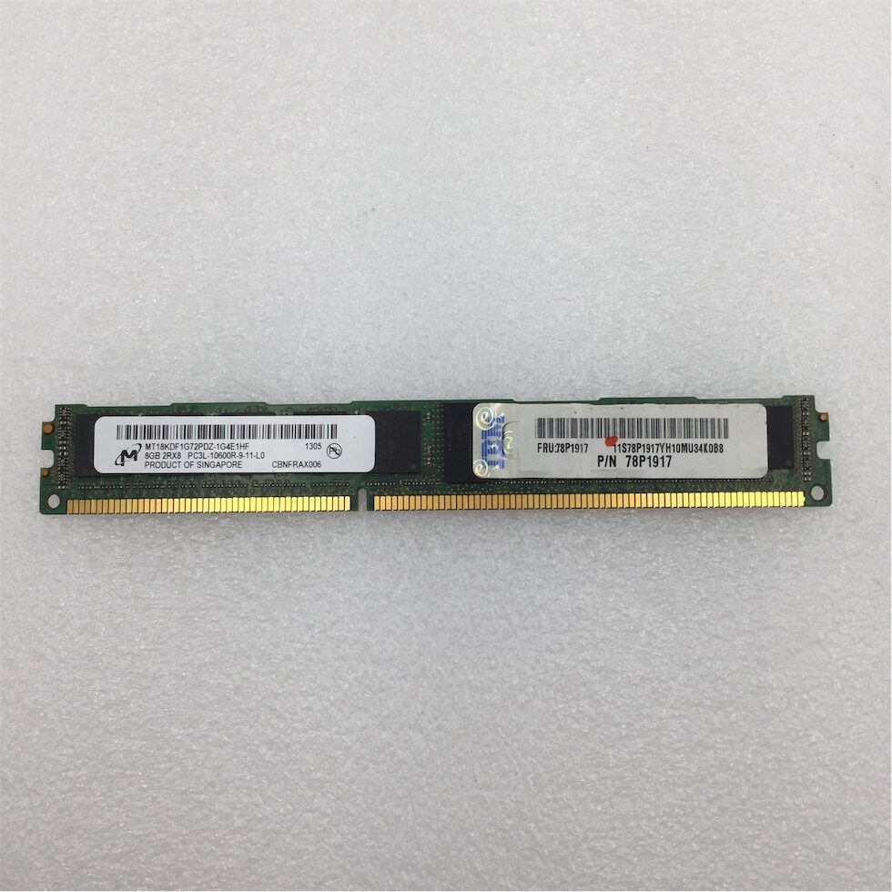 IBM 8GB (1x8GB) 2RX8 PC3L-10600R MEMORY DIMM