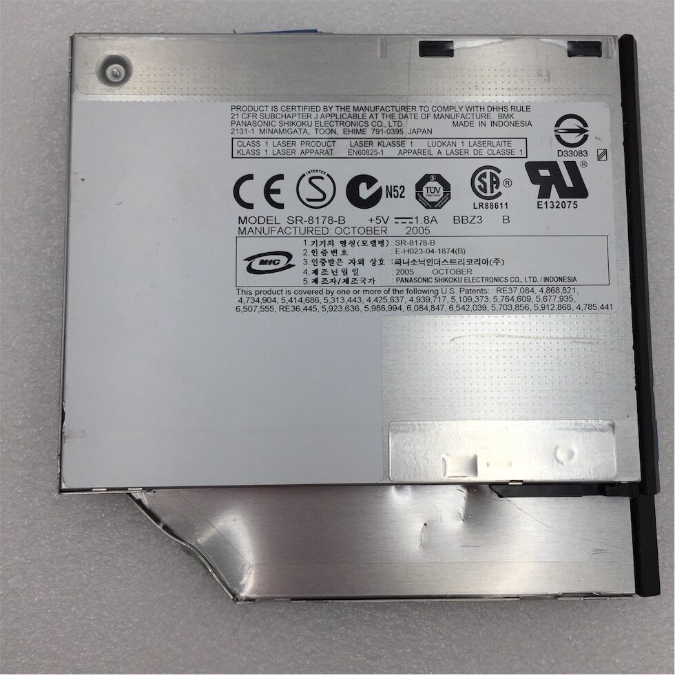 IBM 8/24X SLIM ULTRABAY ENHANCED DVDROM 26K5396 26K5397 - Imagen 6