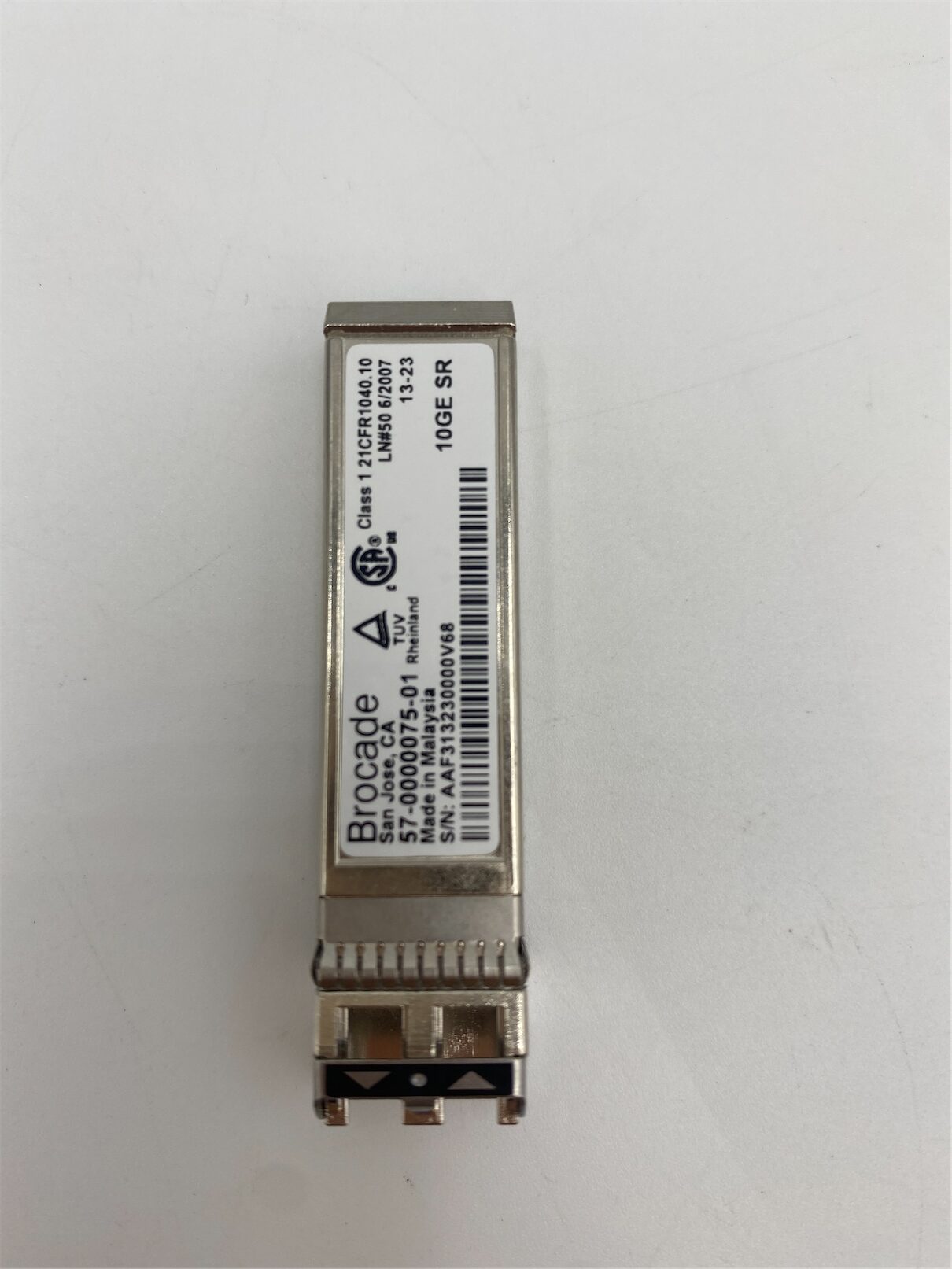 Brocade 10Gb SFP+ SR Optical Transceiver - Imagen 3