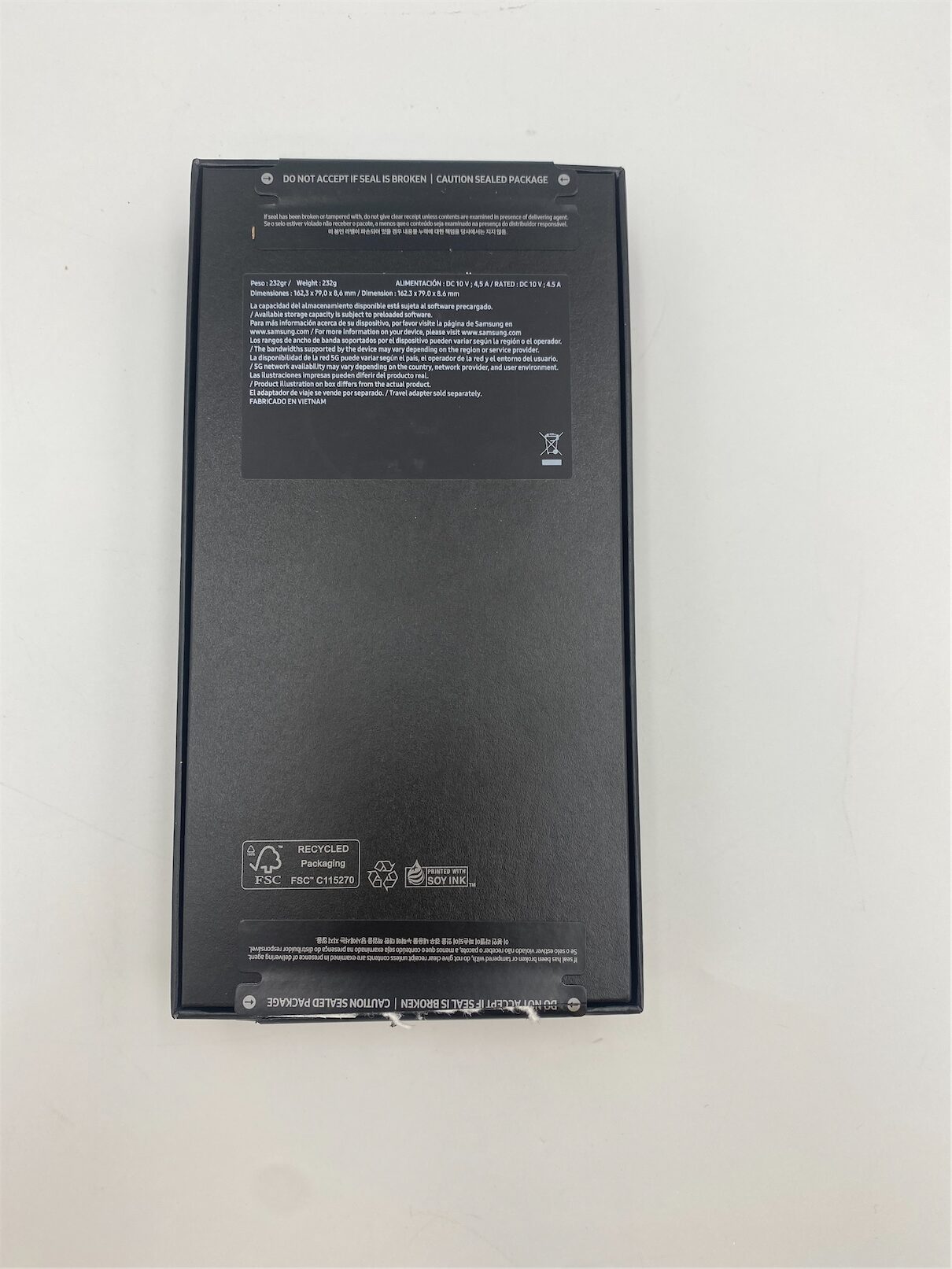 Samsung Galaxy S24 Ultra 256GB Titanium Gray Empty Box - Image 8