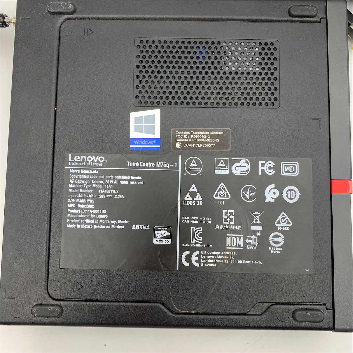 Lenovo ThinkCentre M75q AMD Ryzen 3 3200GE 8GB RAM 128GB SSD - Image 4