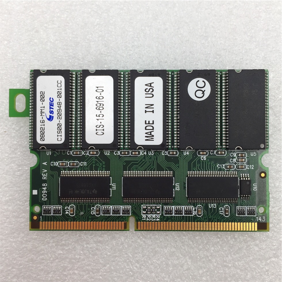 STEC 144-SDRAM-SODIMM-1 GIG -ECC CIS-15-6916-01 CIS00-20948-001