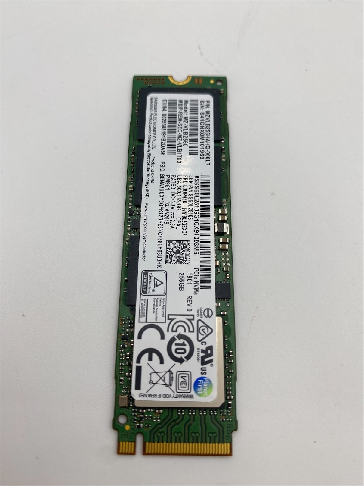 Lenovo 256GB SSD Hard Drive (m.2 PCIE 3X4) - Imagen 3