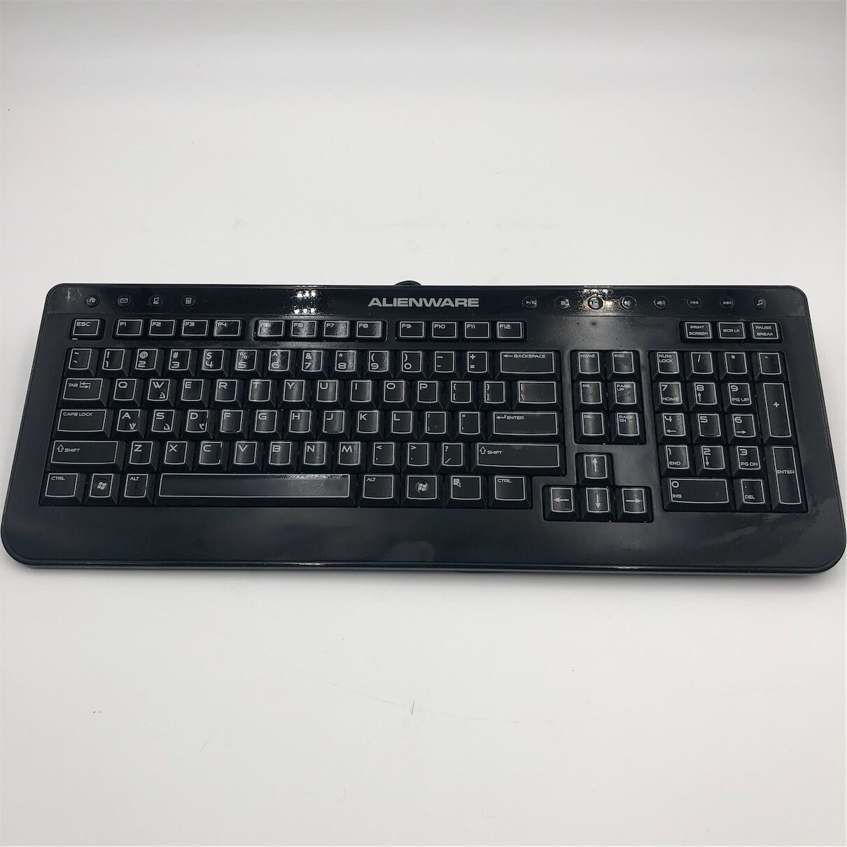 Alienware Black Multimedia Gaming Wired USB Keyboard - Image 6