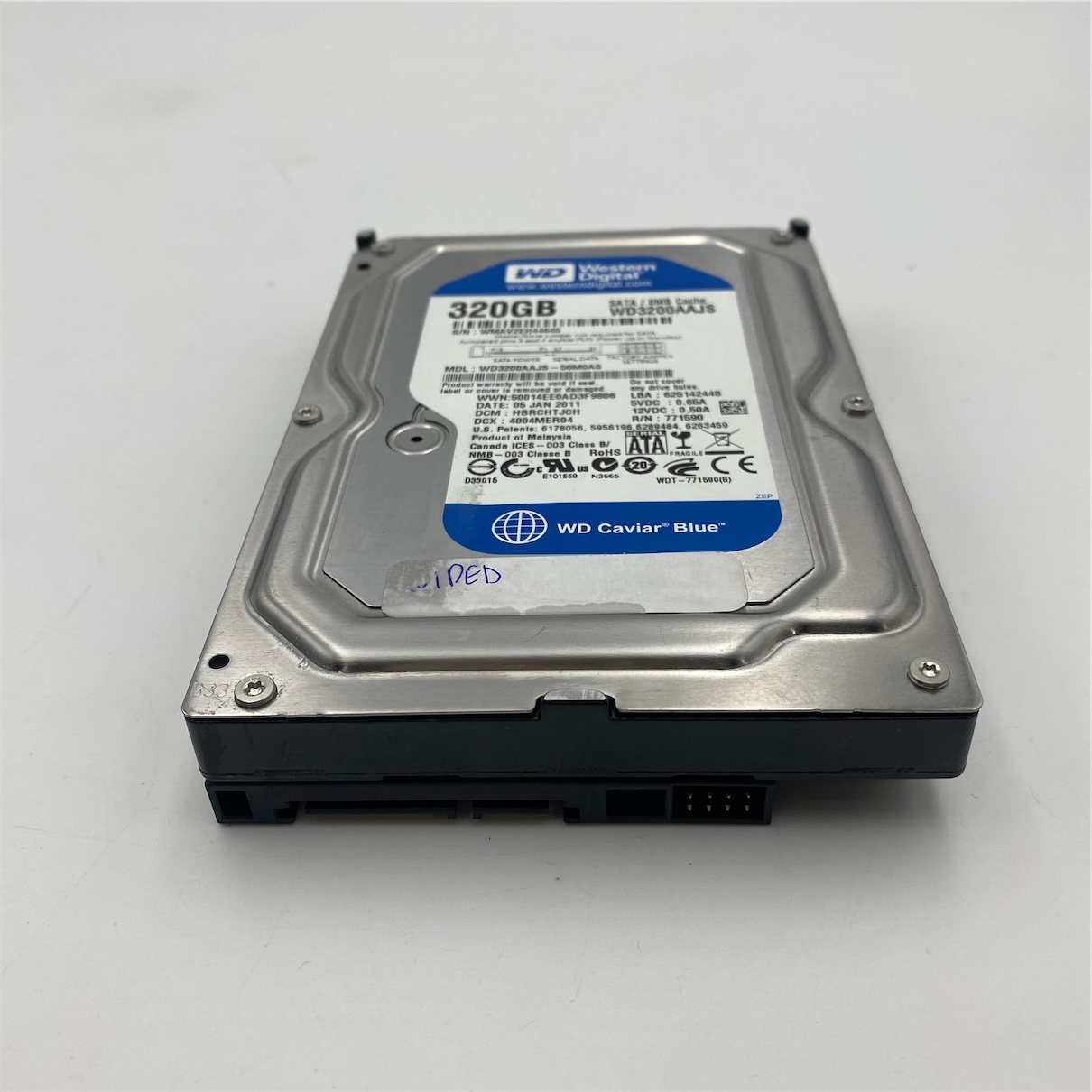 WD 320GB 8MB CACHE 3.5'' 7200RPM SATA2 HDD - Image 3