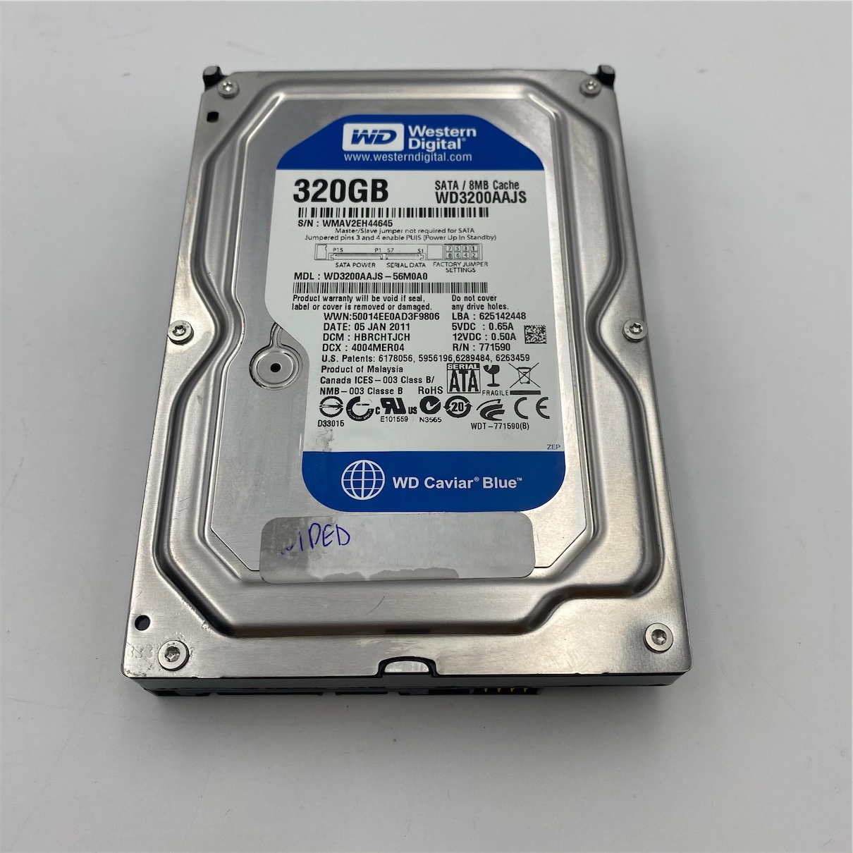 WD 320GB 8MB CACHE 3.5'' 7200RPM SATA2 HDD - Image 4