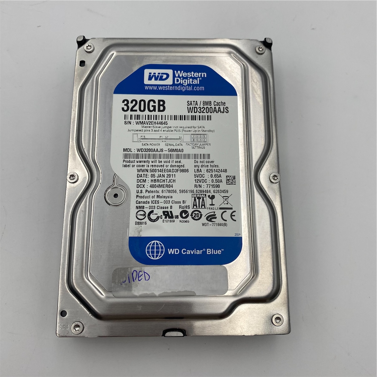 WD 320GB 8MB CACHE 3.5'' 7200RPM SATA2 HDD - Image 5