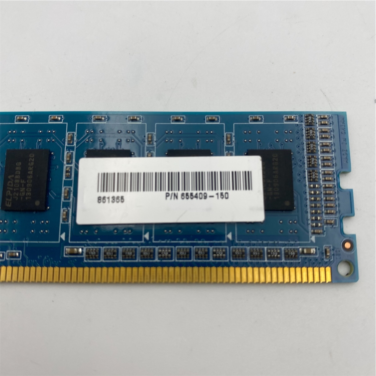 HP 2GB PC3-12800U DDR3-1600 1RX8 N-ECC