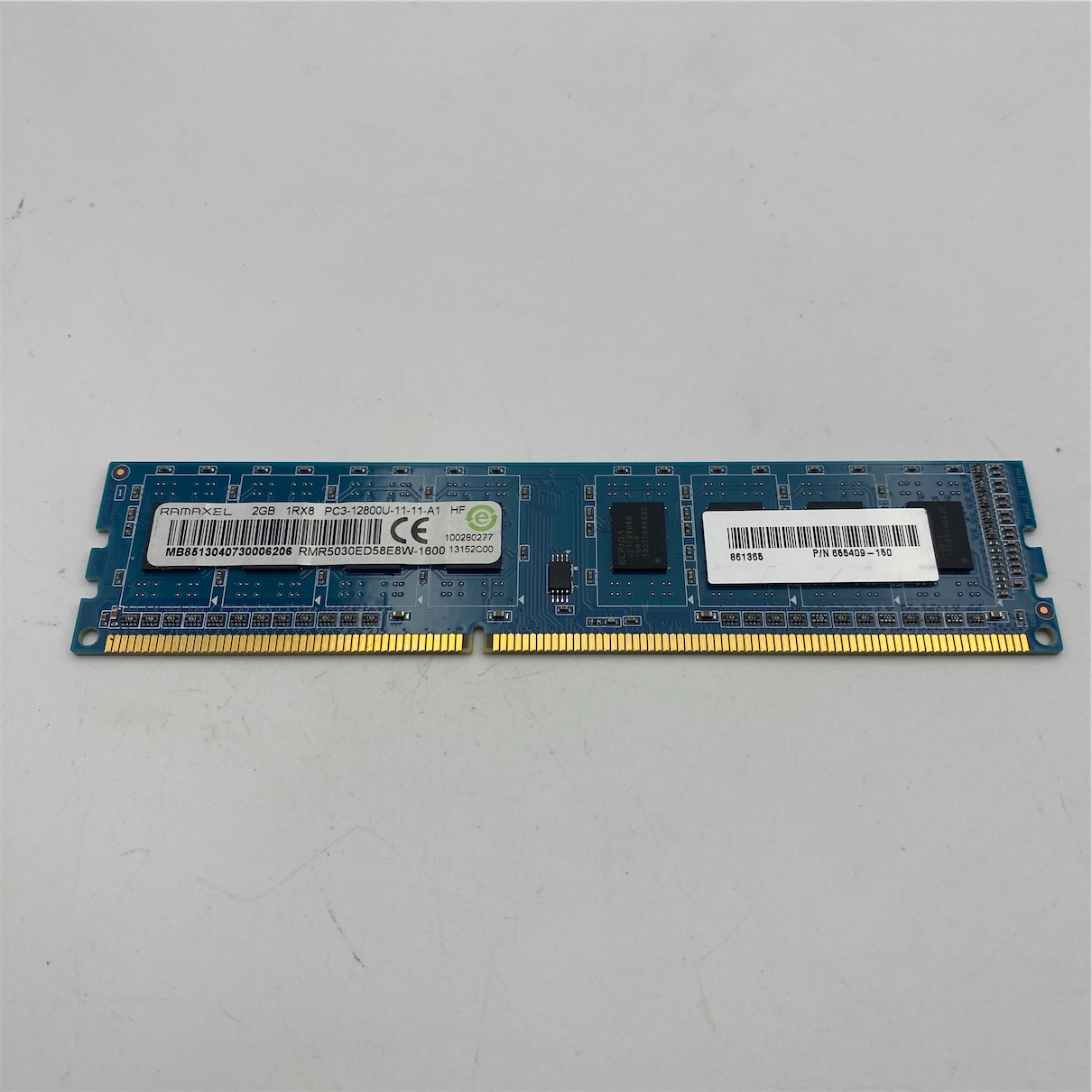 HP 2GB PC3-12800U DDR3-1600 1RX8 N-ECC - Imagen 3
