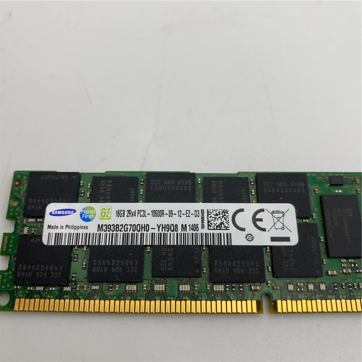 HP 16GB (1*16GB) 2RX4 PC3L-10600R DDR3-1333MHZ 1.35V RDIMM 627812-B21 628974-081 - Imagen 5